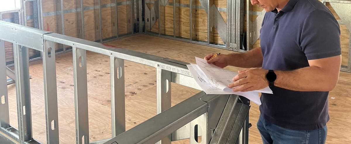 Construction site interior