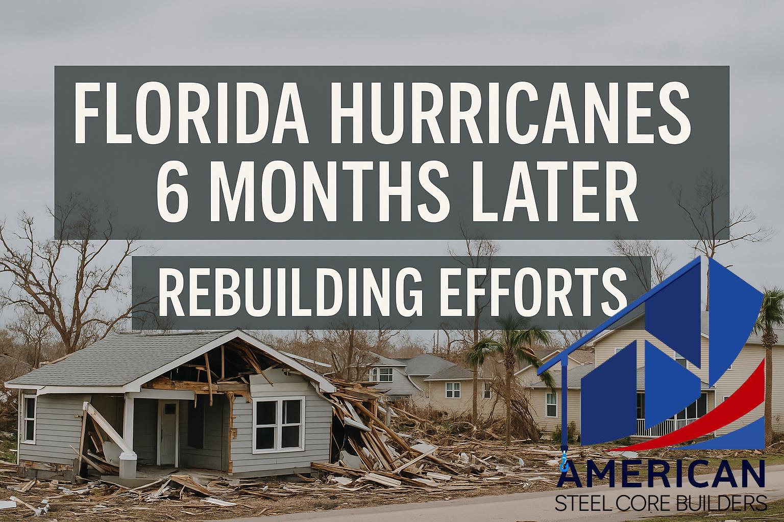 Florida Hurricanes 6 Months Later